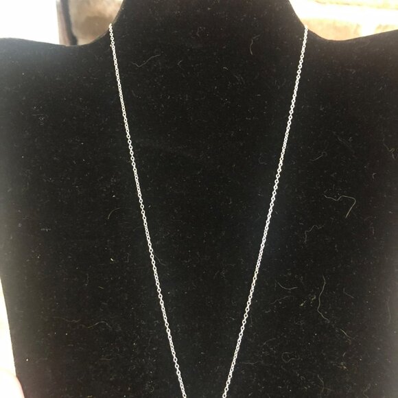 Sterling Silver Chain w/14K Infinity Knot Pendant Necklace - Picture 3 of 8